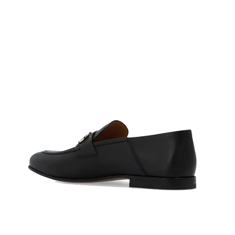 Salvatore Ferragamo Schwarze Loafer aus Kalbsleder