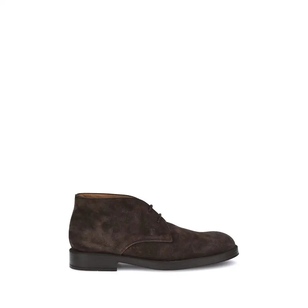 Tod’s Braune Kalbshaut Bos Taurus Stiefeletten