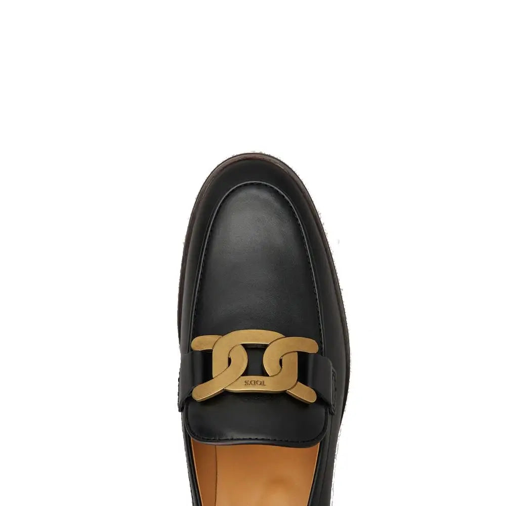 Tod’s Schwarze Loafer aus Kalbsleder zum Schlüpfen - EU40/US10