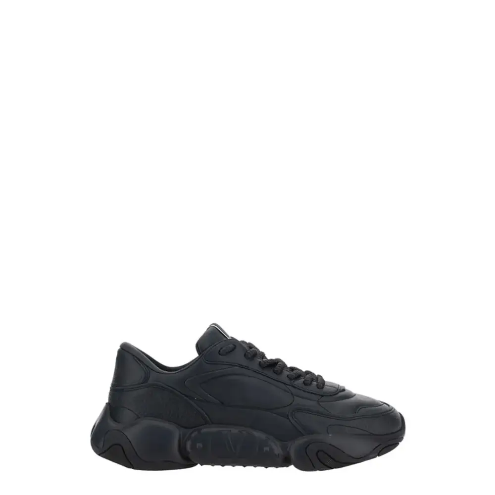 Valentino Erhöhte Eleganz Low-Top Leder-Sneakers - EU40/US7