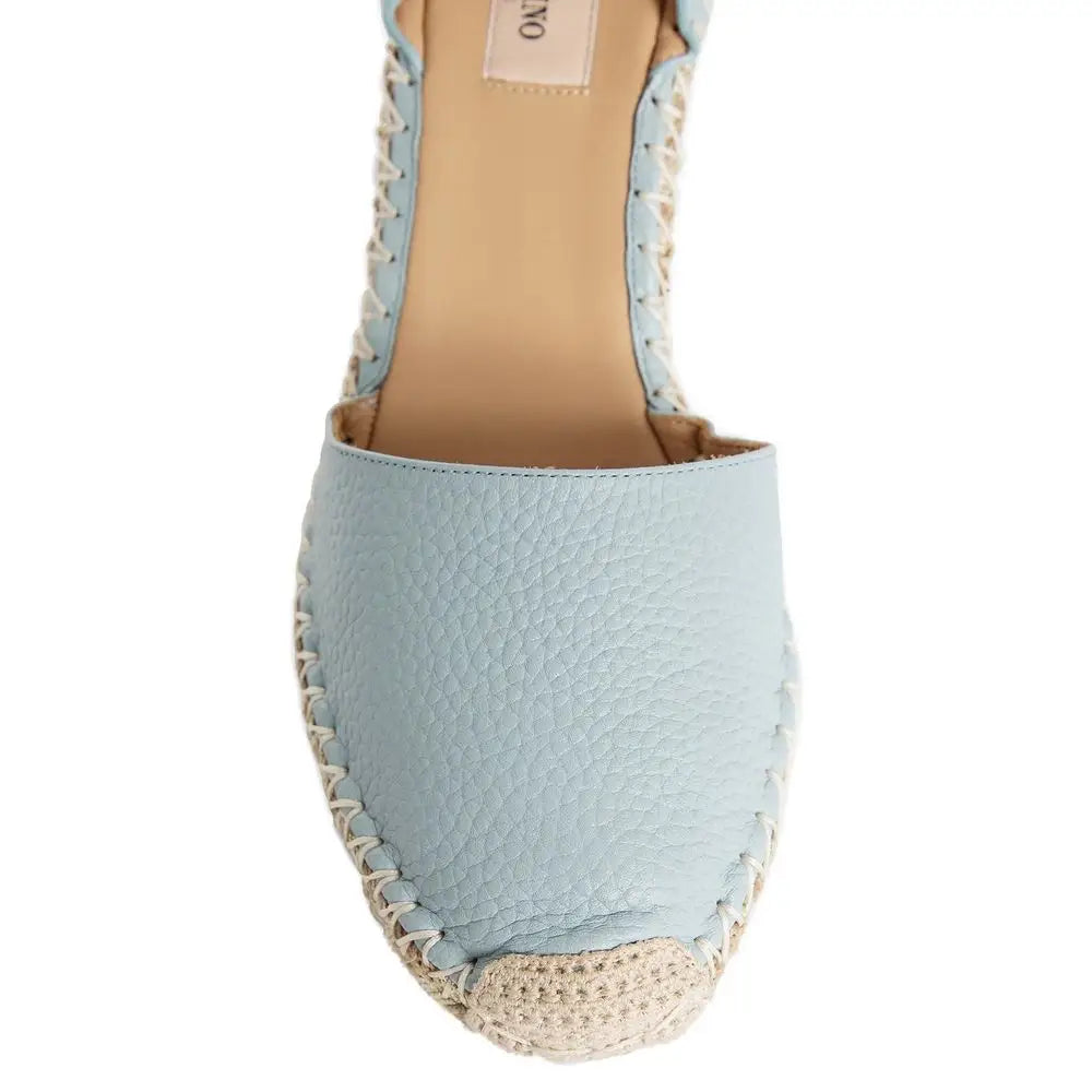 Valentino Garavani Blaue Espadrilles aus Kalbsleder - EU41/US11