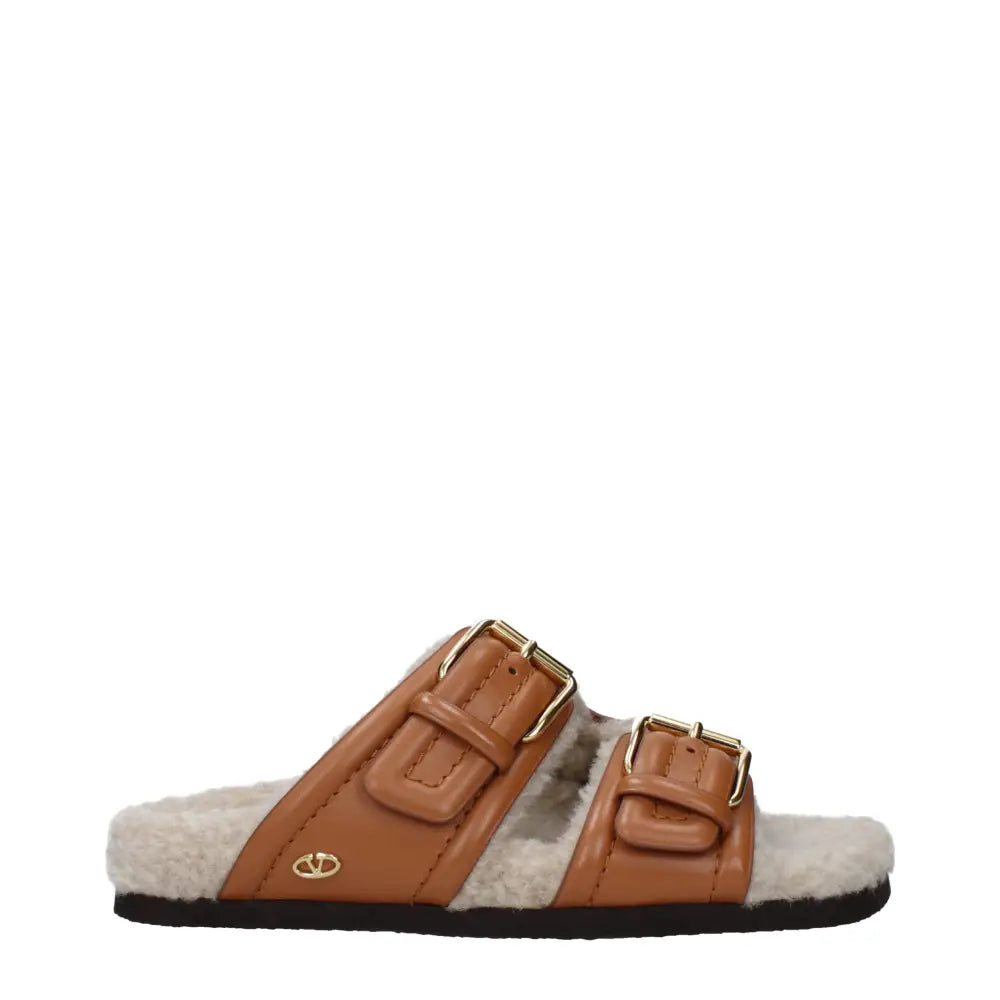 Valentino Garavani Braune Lederslipper