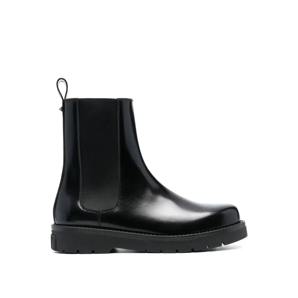 Valentino Garavani Schwarze Chelsea Boots aus Leder - EU41.5/US8.5