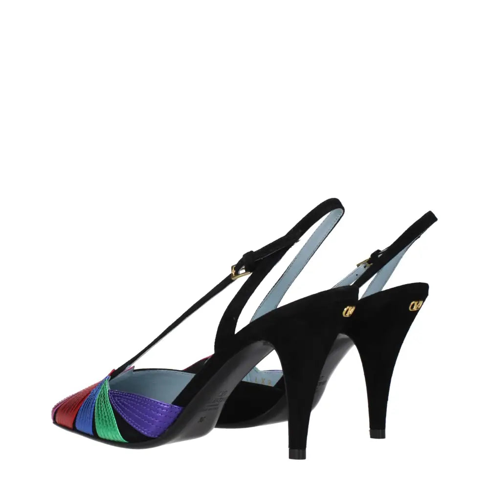 Valentino Garavani Schwarze Lederpumps