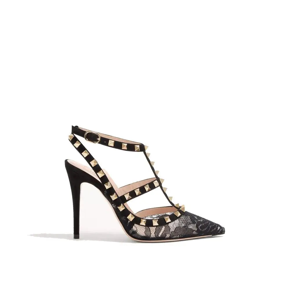 Valentino Garavani Schwarze Pumps aus Kalbsleder - EU36.5/US6.5