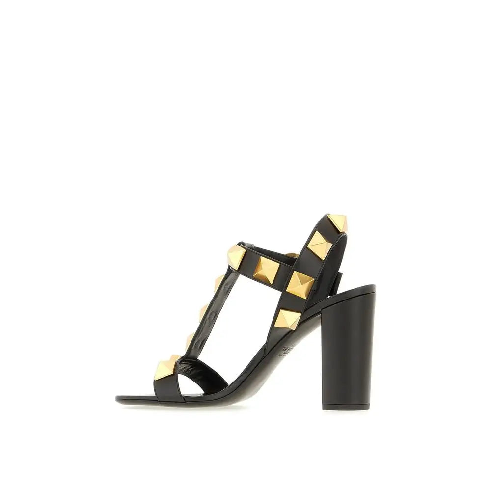 Valentino Garavani Schwarze Stilettosandalen aus Kalbsleder - EU36/US6