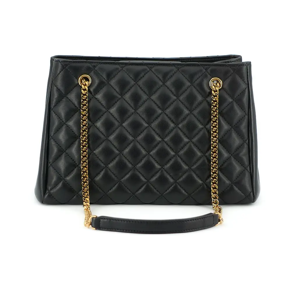 Versace Elegante gesteppte Nappaleder-Tasche