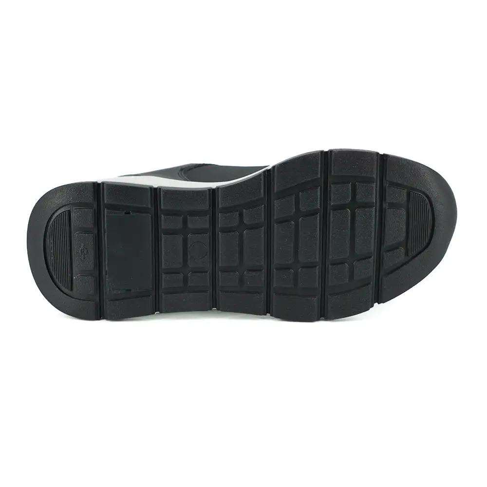 Versace Elegante monochrome Leder-Sneakers - EU36/US6