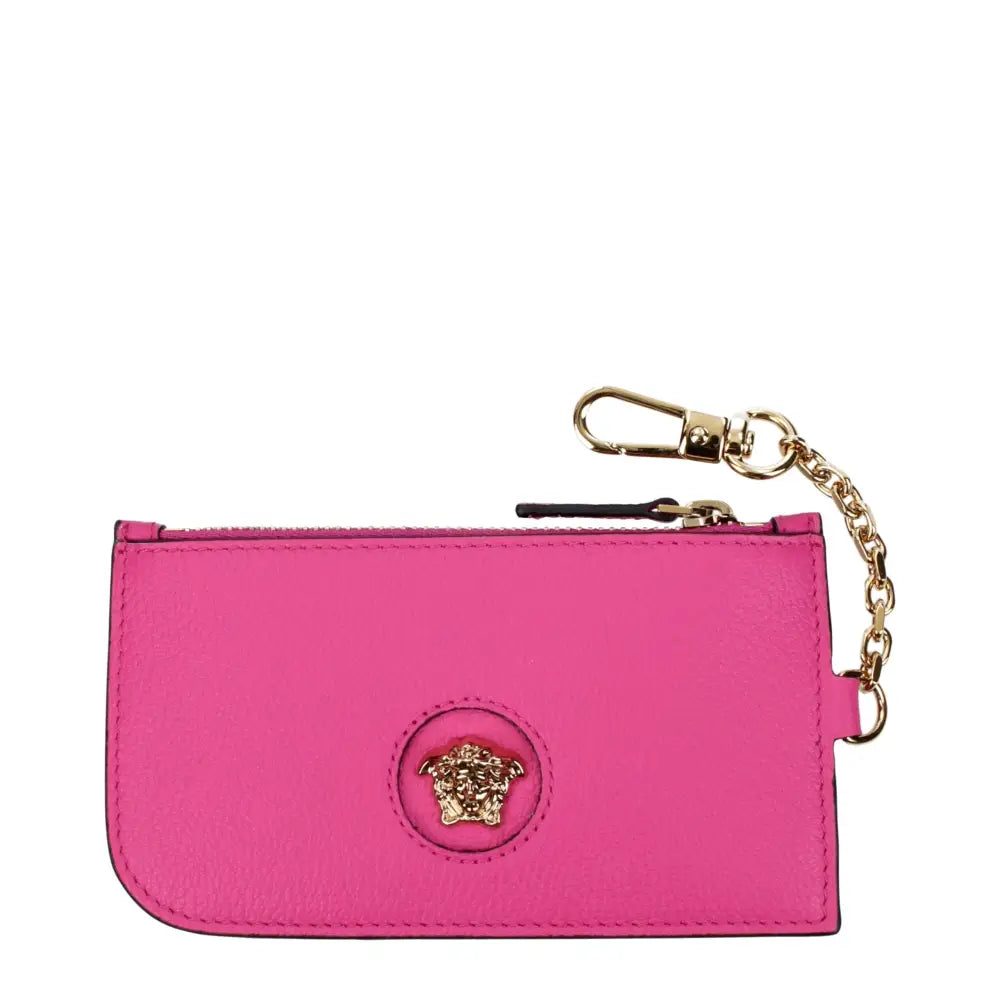 Versace Geldbörse aus Rosa Leder