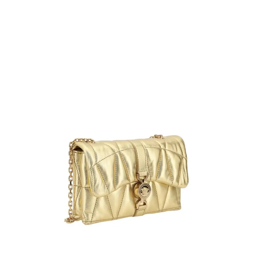 Versace Goldene Lamm-Schultertasche Ovis Aries Aries