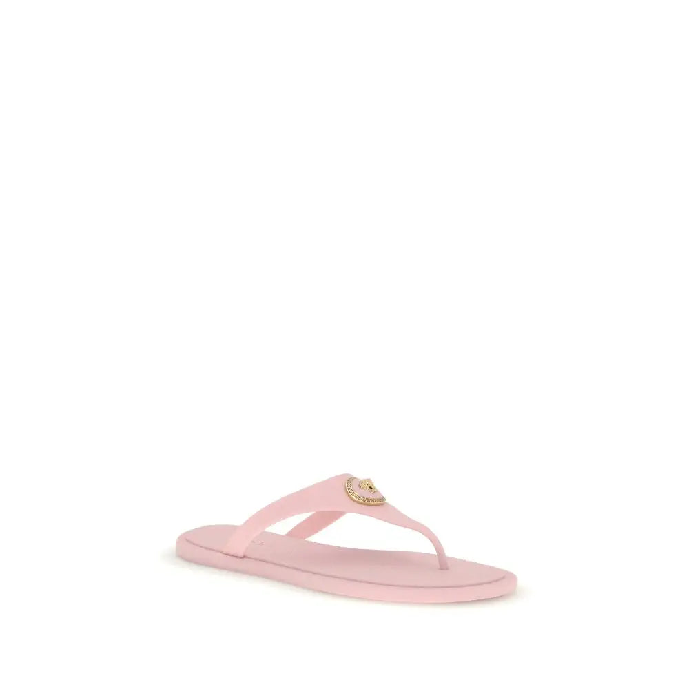 Versace Mehrfarbige Gummi-Flip-Flop-Sandalen
