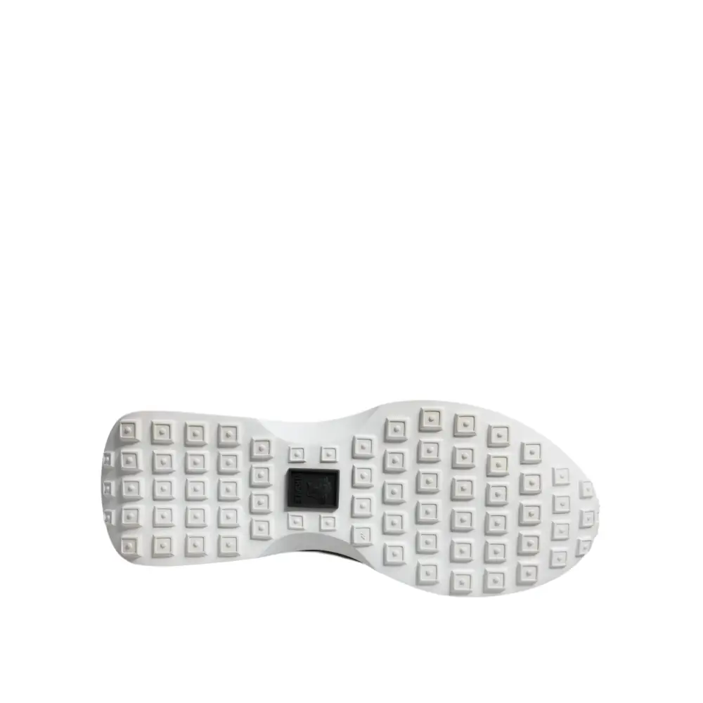 Versace Multicolor Canvas Quad Stoff Medusa Low Top Turnschuhe Schuhe