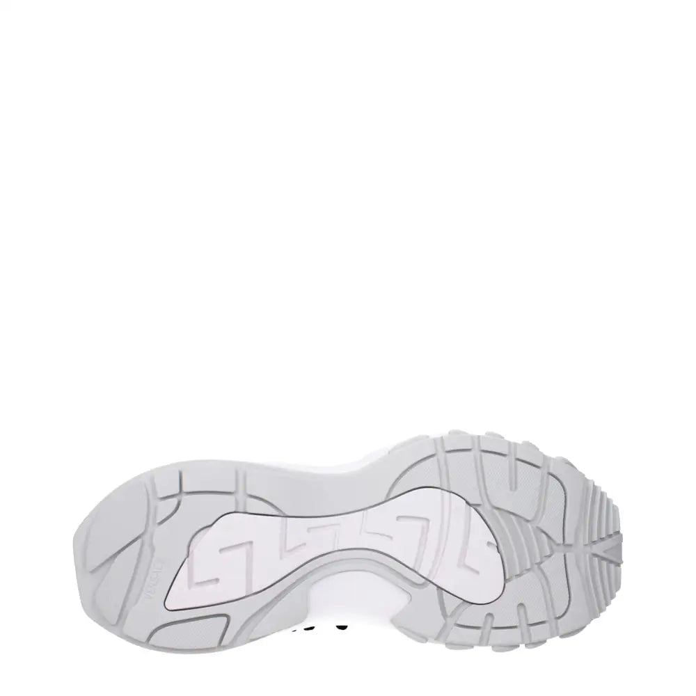 Versace Rote Stoff-Sneaker