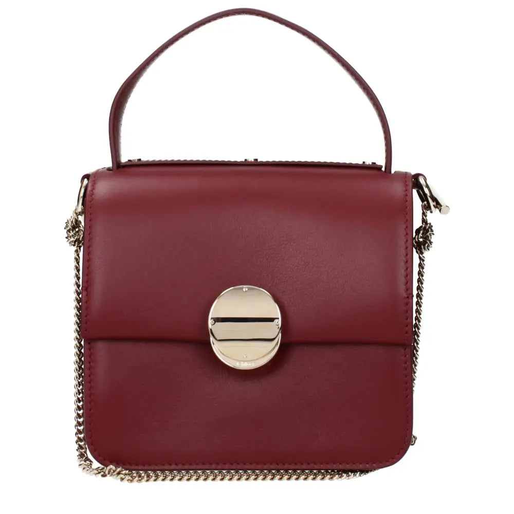 Chloé Rote Lederhandtasche