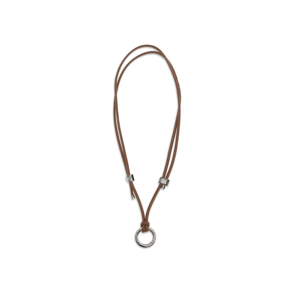 Brunello Cucinelli Braune Kalbsleder-Brille Bos Taurus (Gestell)