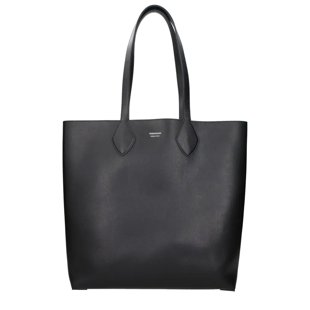 Salvatore Ferragamo Schwarze Ledertasche für die Schulter