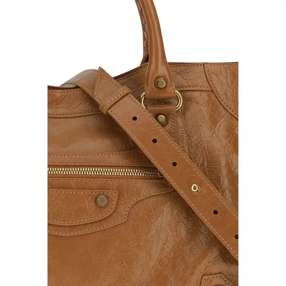 Balenciaga Beige Lamm Ovis Aries Aries Handtasche