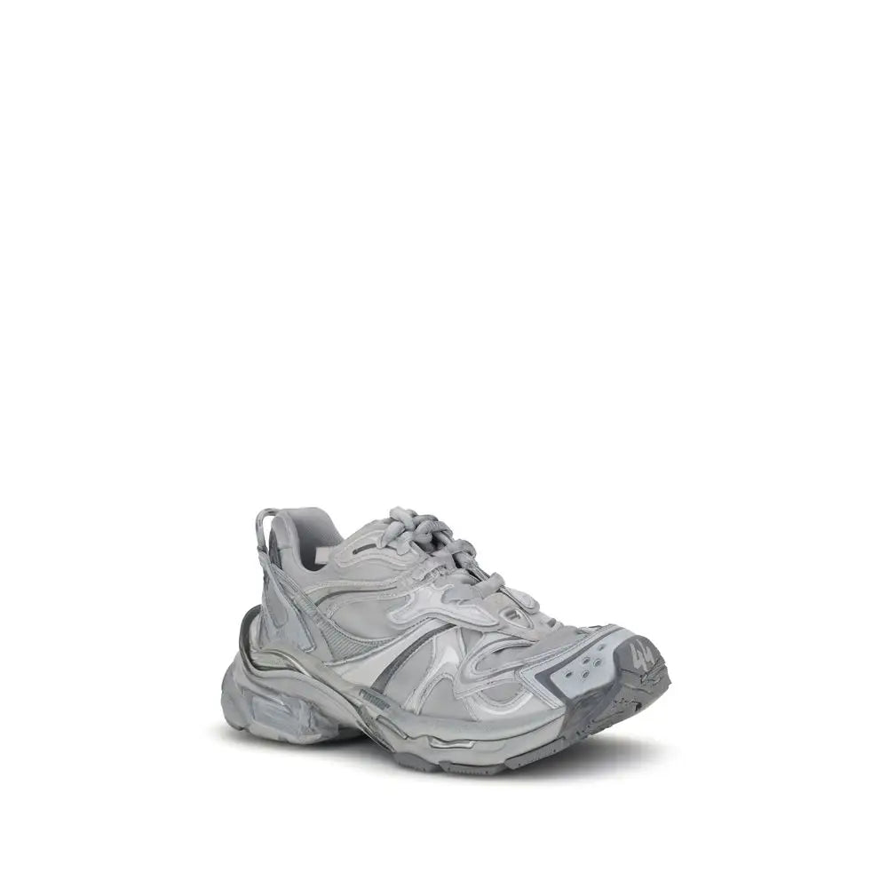 Balenciaga Graue Plateau-Sneaker aus Polyester