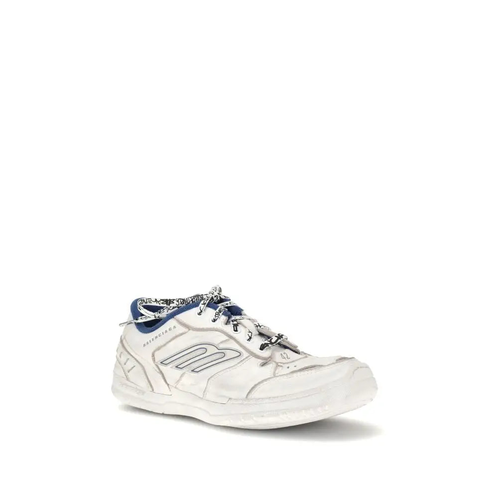Balenciaga Graue Polyester-Sneaker im Used-Look
