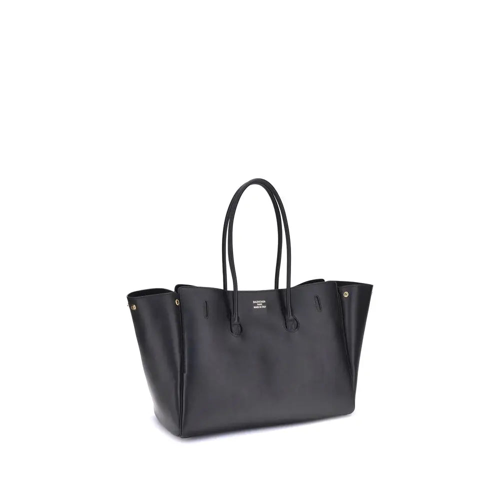 Balenciaga Schwarze Kalbshaut Bos Taurus Schultertasche