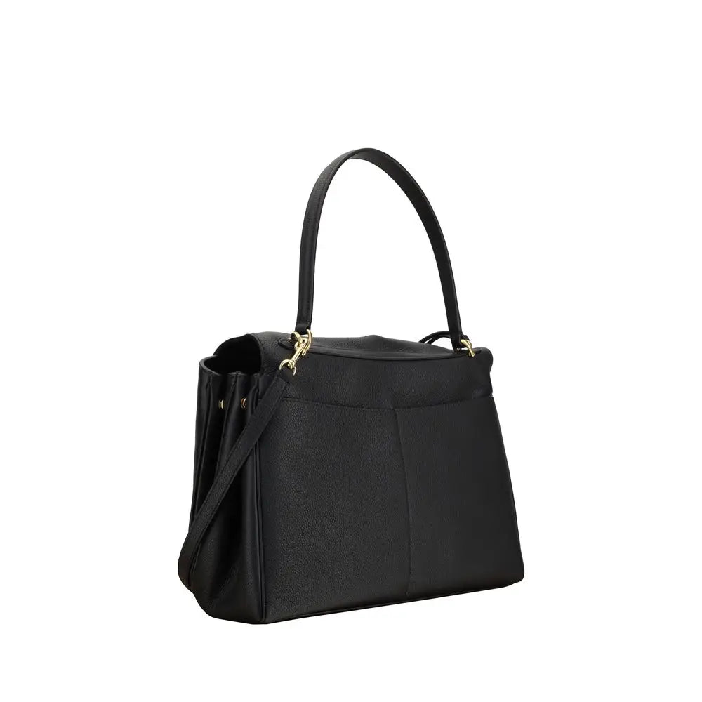 Balenciaga Schwarze Kalbshaut Bos Taurus Schultertasche