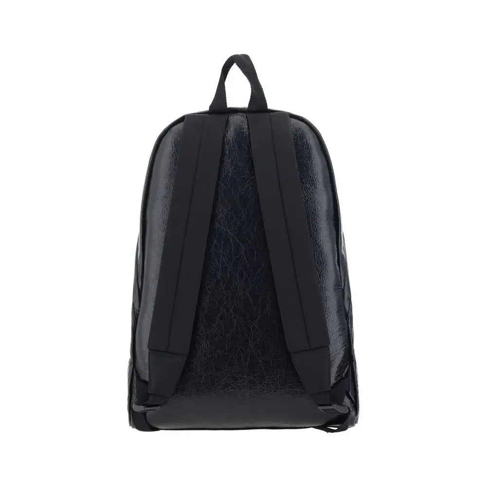 Balenciaga Schwarzer Rucksack aus Kalbsleder Bos Taurus