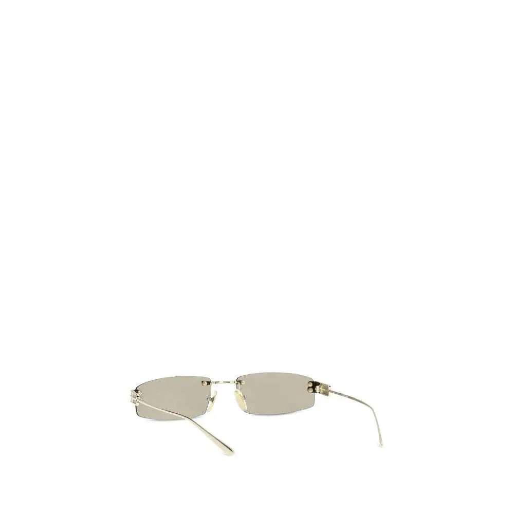Balenciaga Sonnenbrille aus Goldmetall
