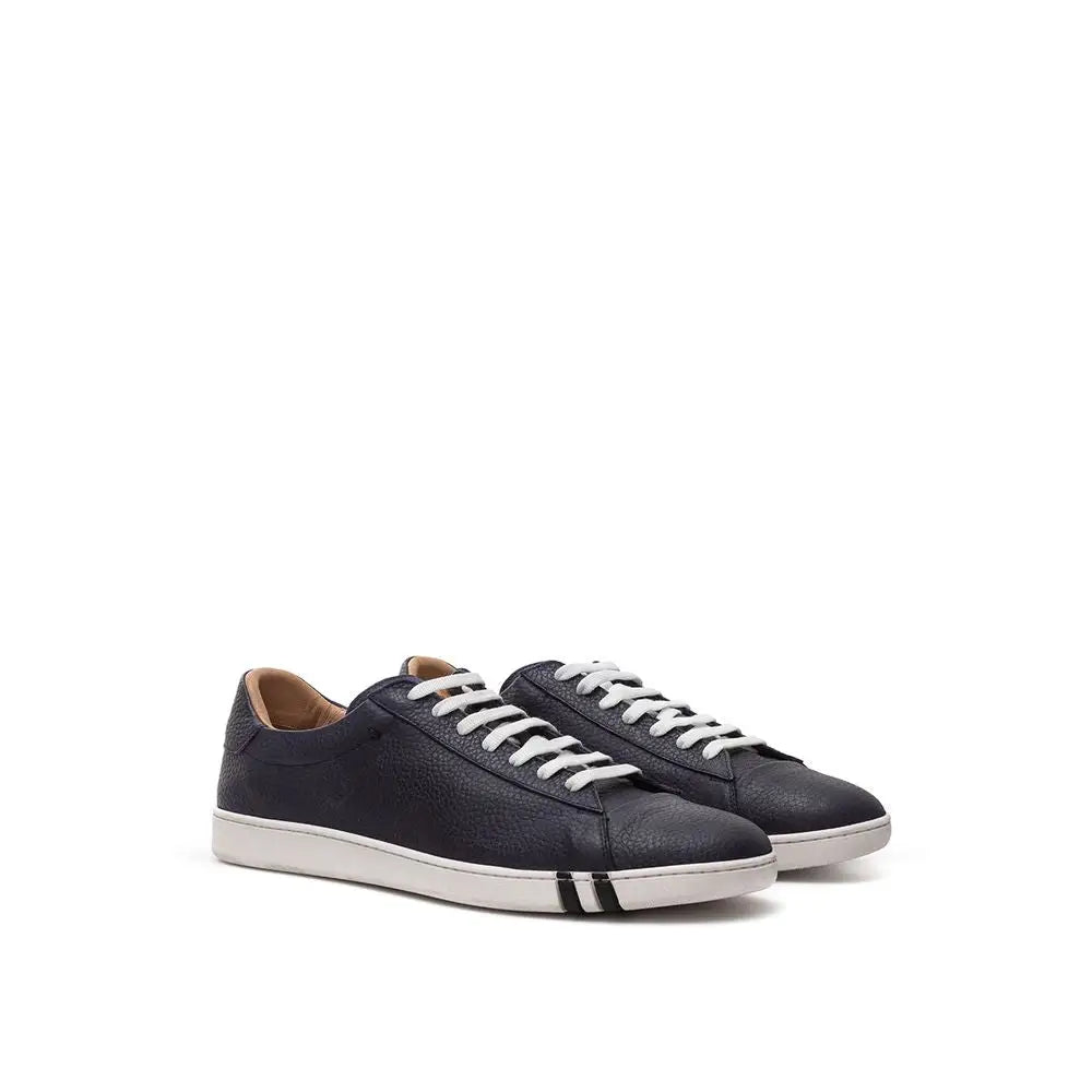Bally Elegante Blaue Leder Sneakers für Männer - EU39/US6
