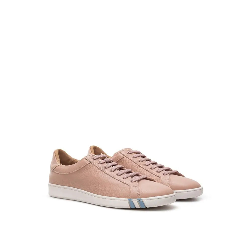Bally Elegante rosa Leder-Sneakers - EU38/US8