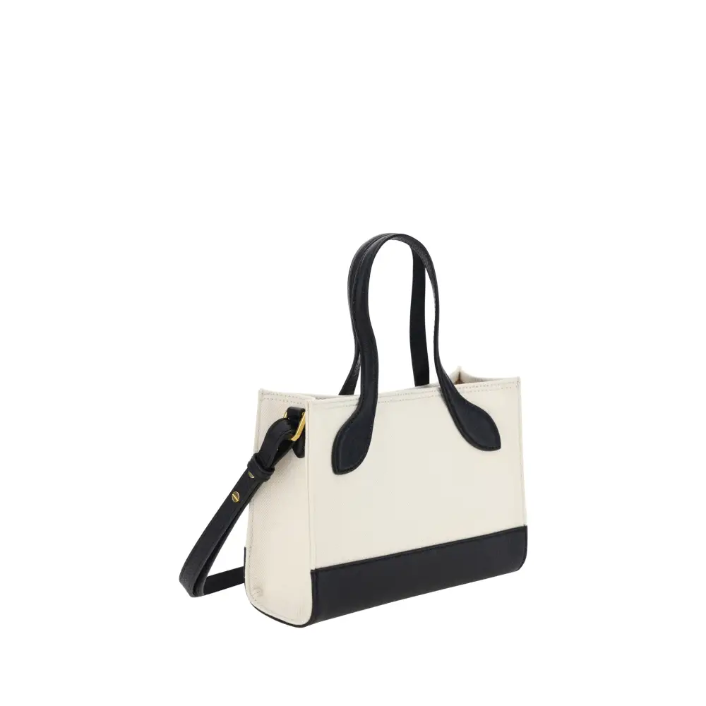 Bally Schicke kontrastierende Mini-Lederhandtasche
