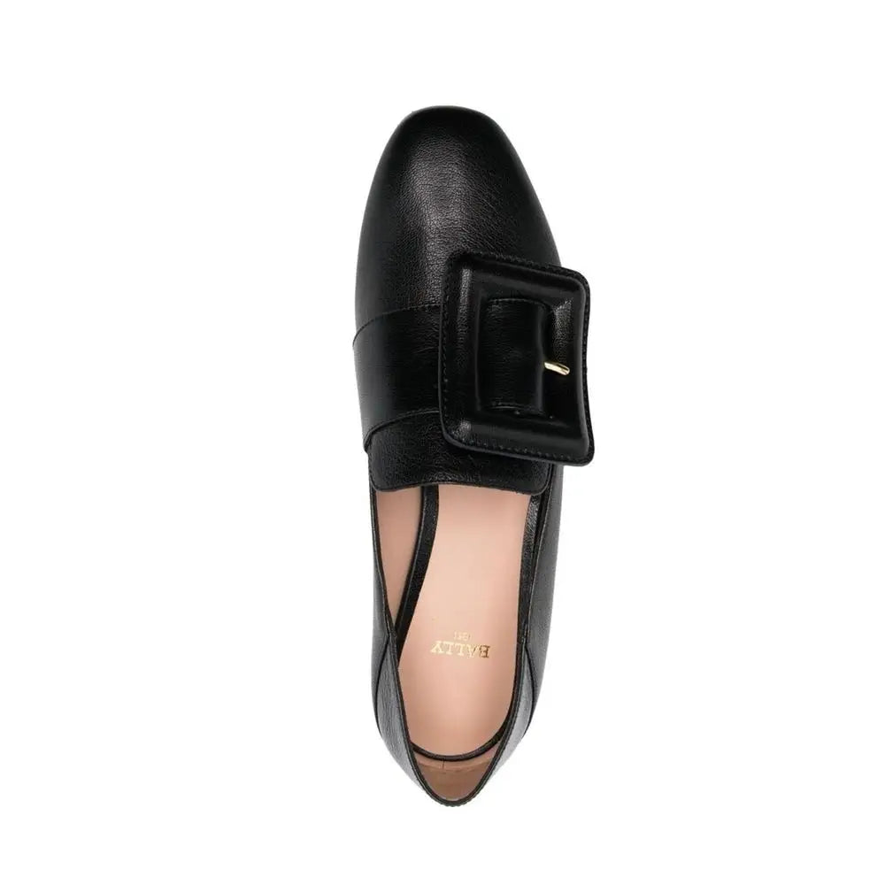 Bally Schwarze Loafer aus Kalbsleder zum Hineinschlüpfen - EU35.5/US5.5