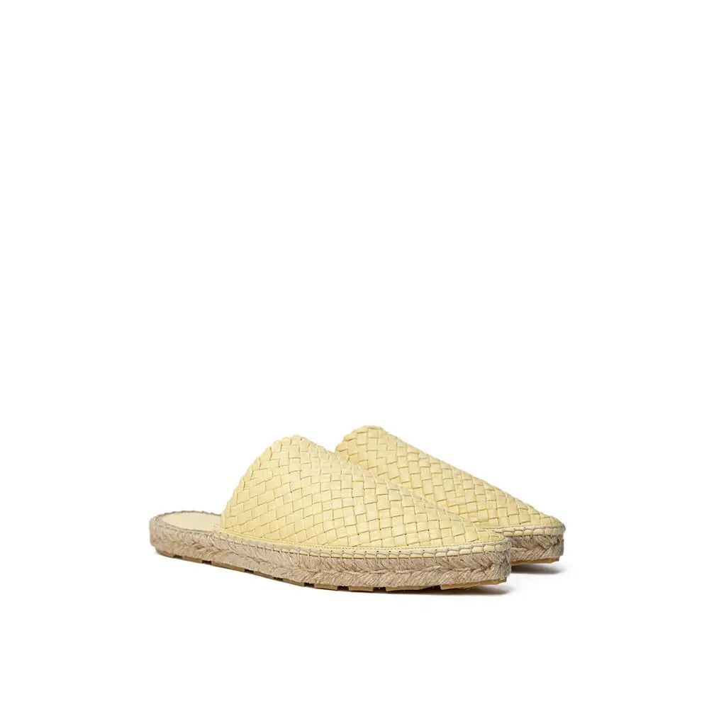 Bottega Veneta Espadrille aus gelbem Leder - EU39/US9