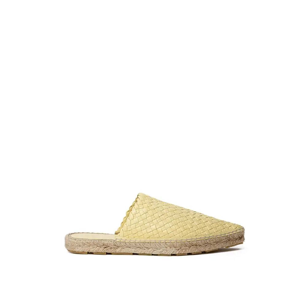 Bottega Veneta Espadrille aus gelbem Leder - EU39/US9
