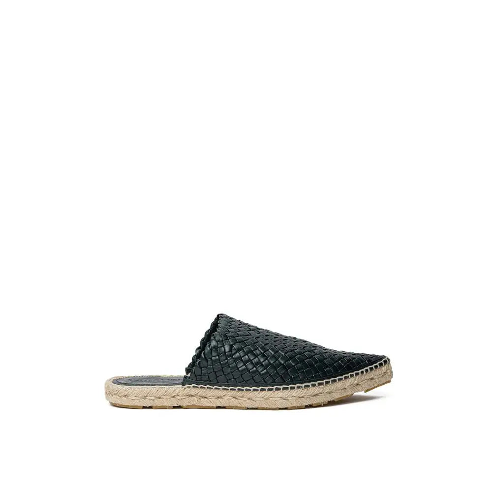 Bottega Veneta Grüne Leder-Espadrilles - EU40/US10