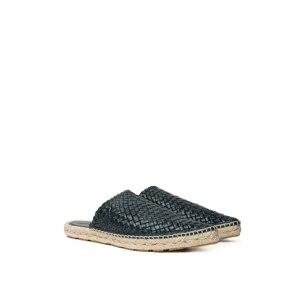 Bottega Veneta Grüne Leder-Espadrilles - EU40/US10