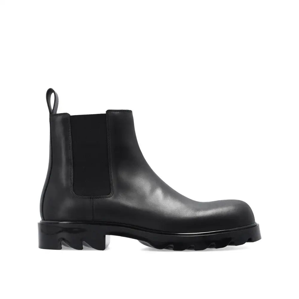 Bottega Veneta Schwarze Chelsea Boots aus Kalbsleder - EU42.5/US9.5