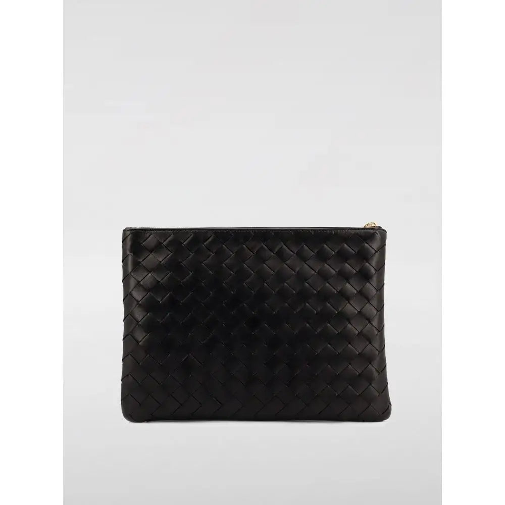 Bottega Veneta Schwarze Lederhandtasche