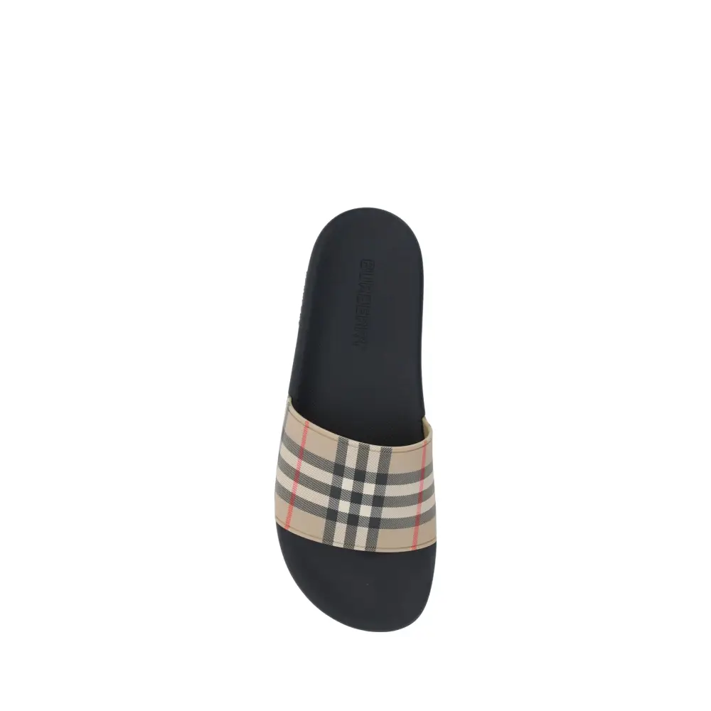 Burberry Braune Gummi-Sandalen - EU39/US6