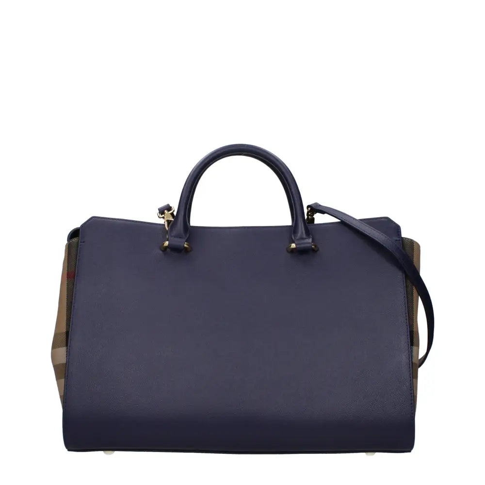 Burberry Handtasche aus Blauem Leder