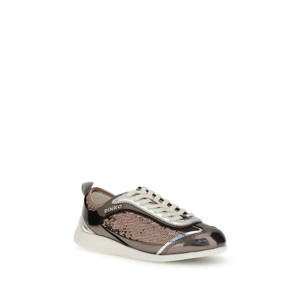 PINKO Bunte Sneaker aus Polyamid mit niedrigem Schaft