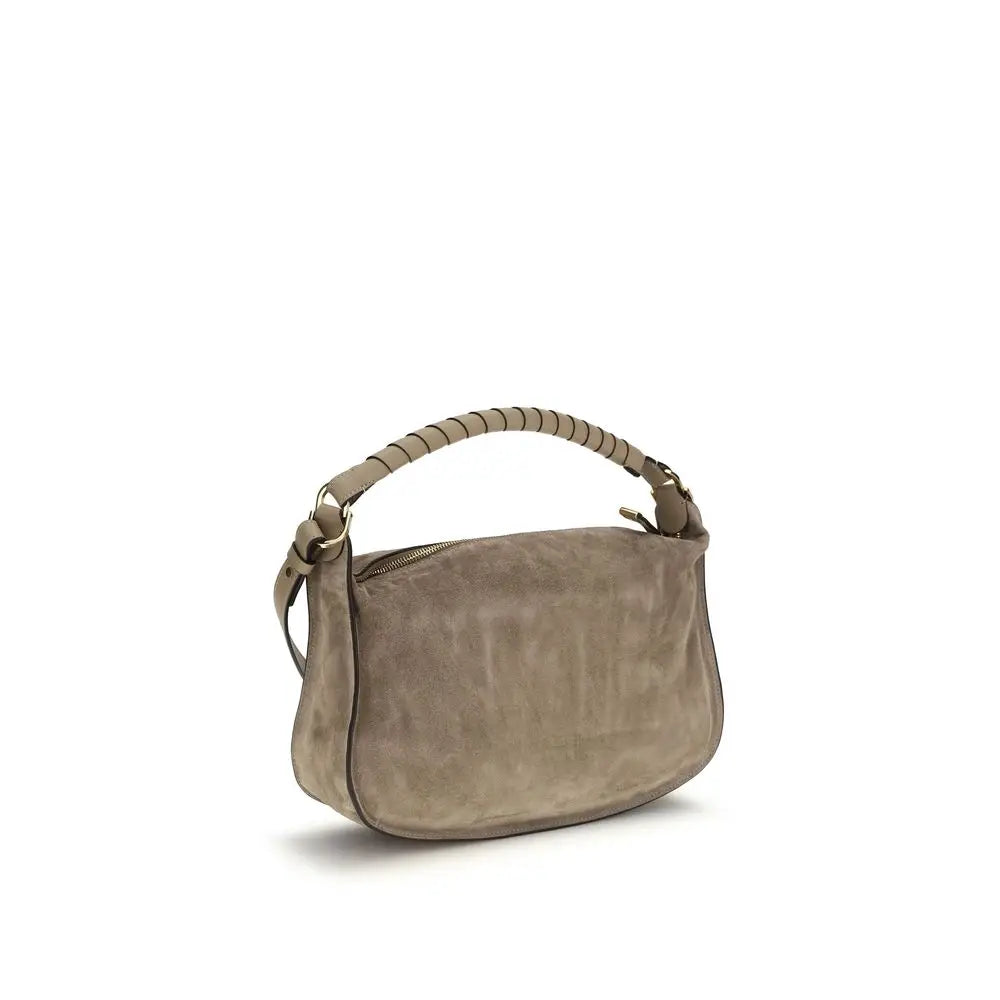 Chloé Beige Calf Leather Bos Taurus Schultertasche