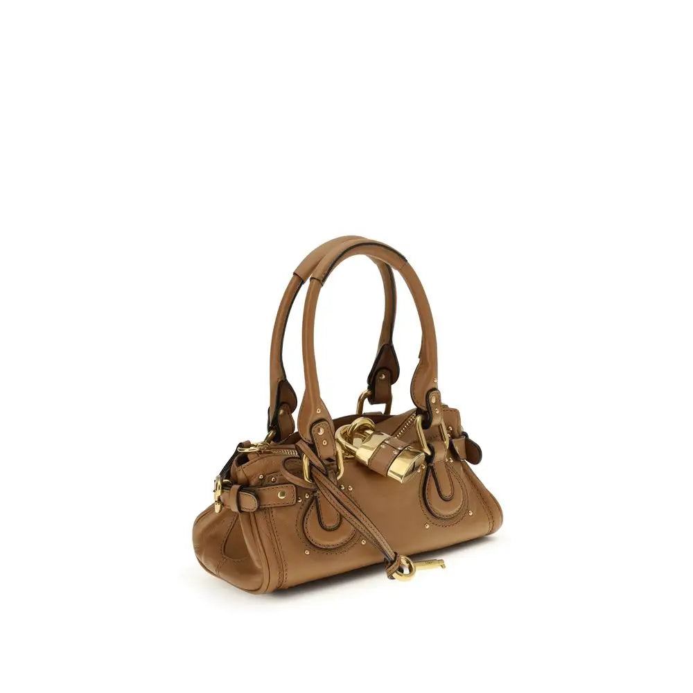 Chloé Beige Kalb Leder Bos Taurus Schultertasche