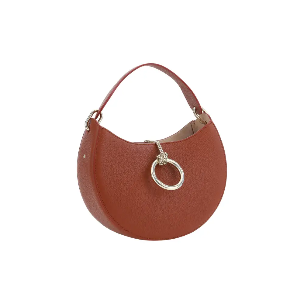 Chloé Sepiabraune kleine Arlène Leder-Umhängetasche