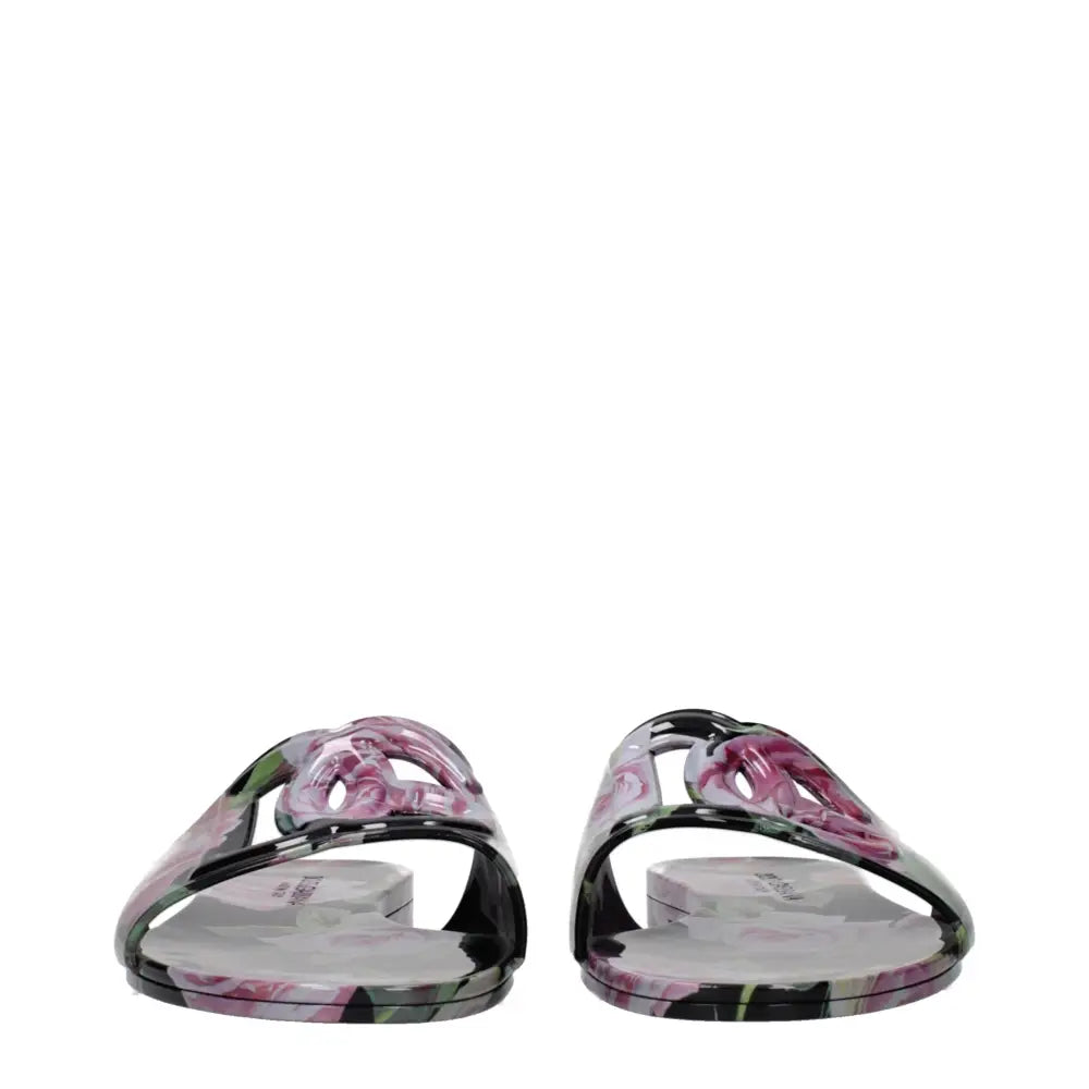 Dolce & Gabbana Baumwoll-Hausschuhe in Schwarz - EU36/US6