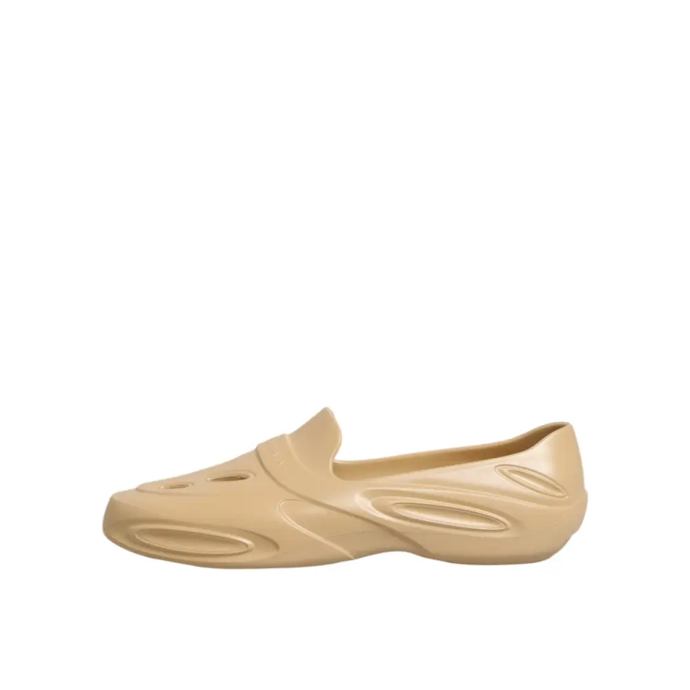 Dolce & Gabbana Beige Gummi Rutschen Low Top Turnschuhe Schuhe - EU44/US11