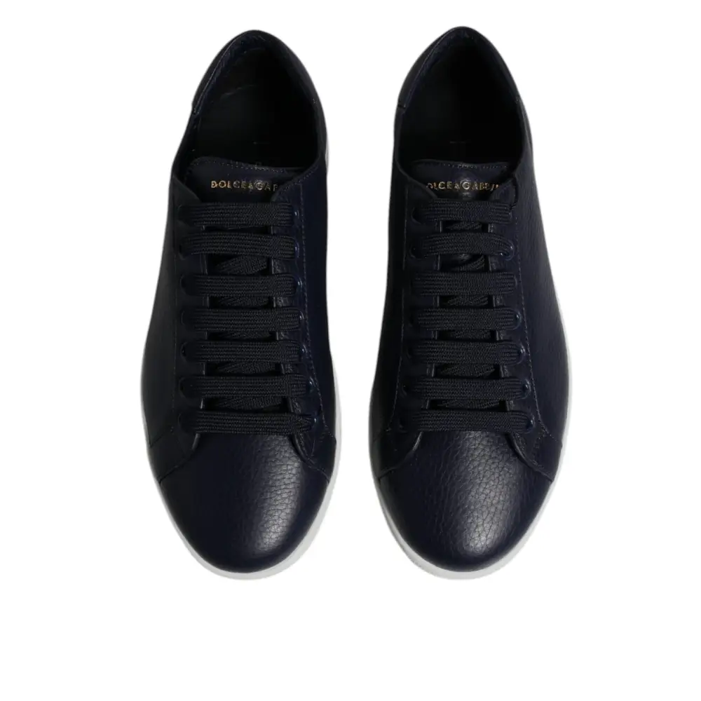 Dolce & Gabbana Blau Low Top Männer Saint Tropez Turnschuhe Schuhe - EU39/US6