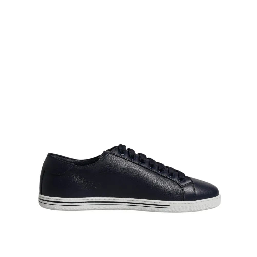 Dolce & Gabbana Blau Low Top Männer Saint Tropez Turnschuhe Schuhe - EU39/US6