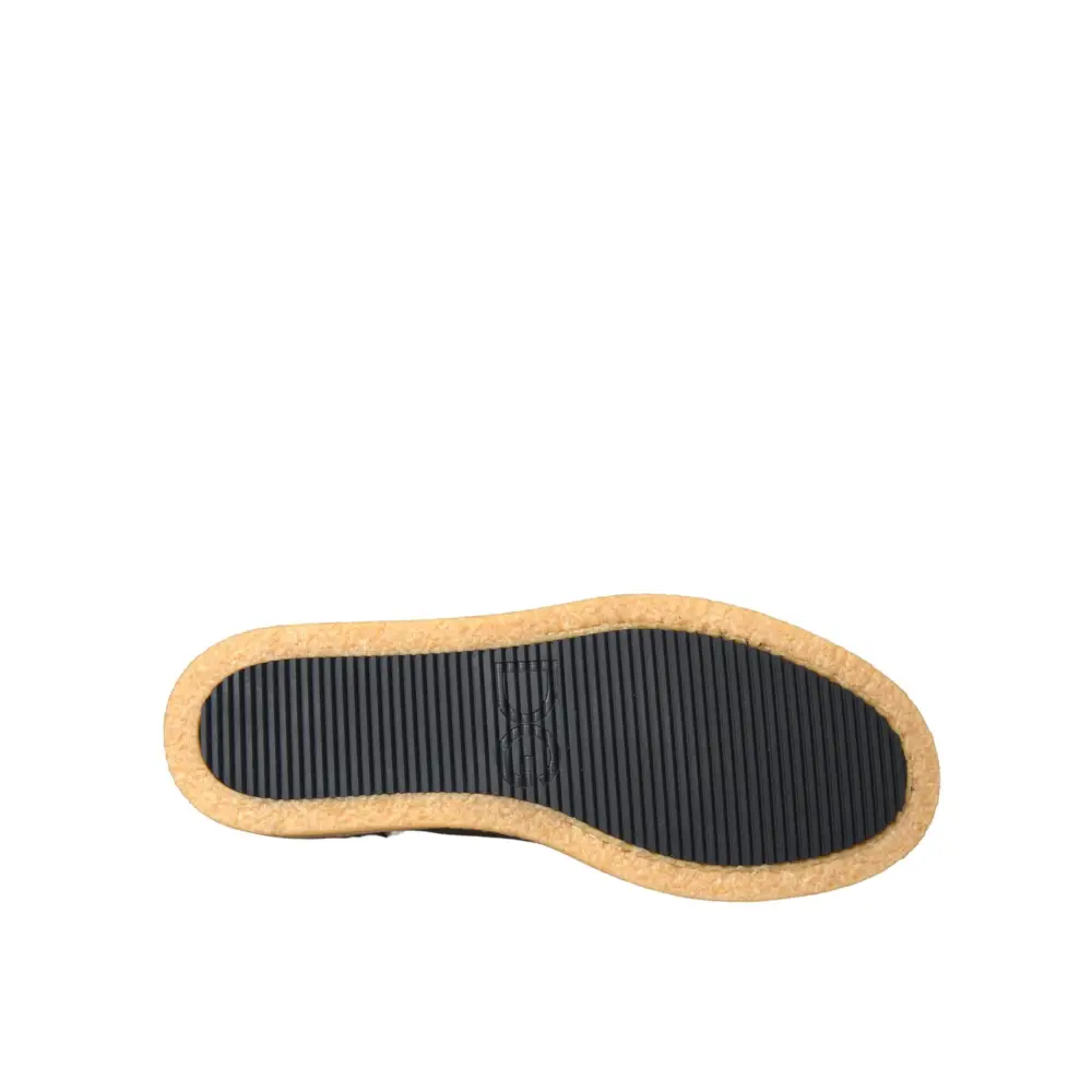 Dolce & Gabbana Braun Schwarz Fell Leder Loafers Männer Schuhe - EU40.5/US7.5