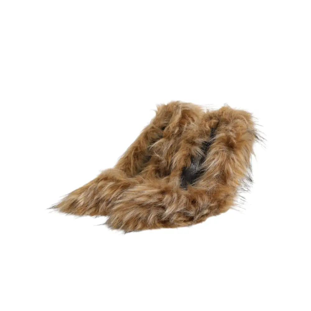 Dolce & Gabbana Braune Fellleder-Pumps mit hohem Absatz - EU39/US8.5