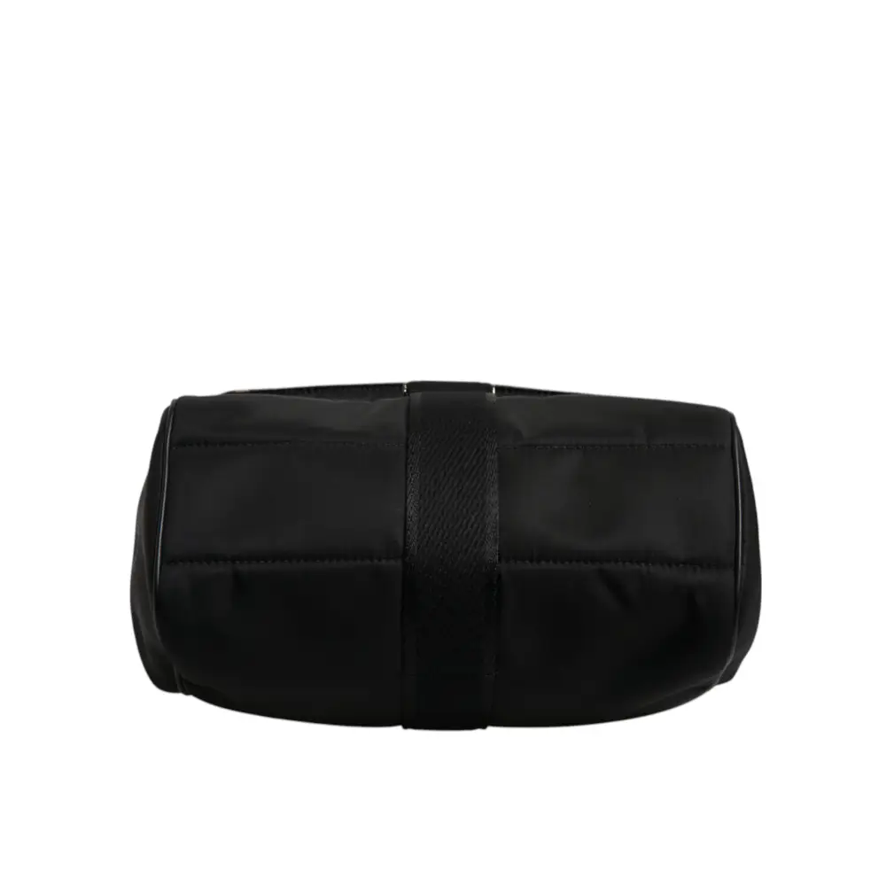 Dolce & Gabbana Braune Leopard Print Lacquard Nylon Sicily Tote Bag